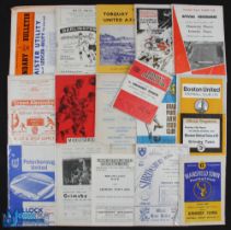 Selection of 1960s Grimsby Town aways Football Programmes - 1966/67 Div. 3 away match programmes
