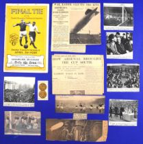 1930 FA Cup Final Arsenal v Huddersfield Town match programme 26 April 1930 at Wembley; score to