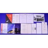 1967-2008 Wales Rugby Dinner Menus/Guest Lists (17): v NZ 1967 and 1978 (Signed M Taylor and B