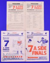 Scarce 1939, '40, '42 and '45 Middlesex Sevens Rugby Programmes (4): Last before WW2 and the