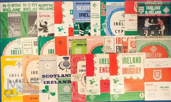 George Best international appearances collection for Northern Ireland in match programmes from