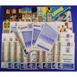 Collection of Leeds Utd home match programmes 1964/65 Chelsea, 1965/66 Sheffield Utd, Fulham, 1966/