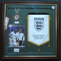 International Friendly Match Pennant South Africa v England ABSA Stadium Durban 22nd May 2003 signed