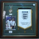 International Friendly Match Pennant South Africa v England ABSA Stadium Durban 22nd May 2003 signed