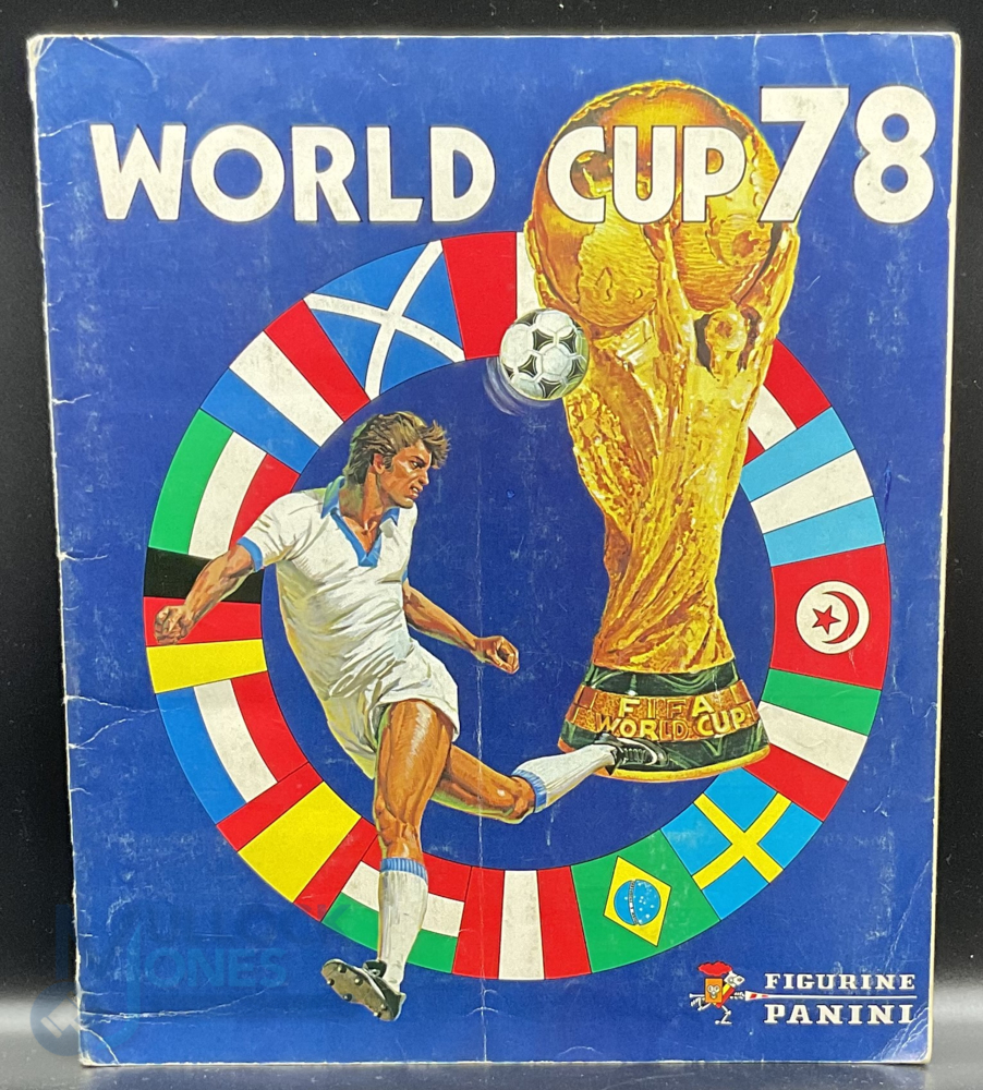 Panini FIFA World Cup Soccer Stars Argentina 1978 Sticker Album complete (scores have been filled in