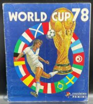 Panini FIFA World Cup Soccer Stars Argentina 1978 Sticker Album complete (scores have been filled in