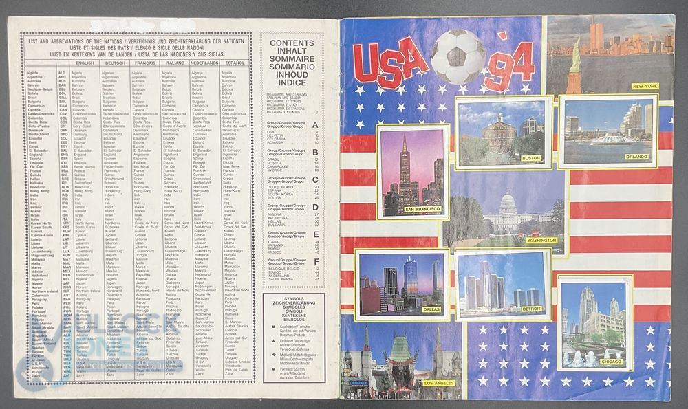 Panini FIFA World Cup Soccer Stars USA 1994 Sticker Album complete (Scores not filled in) - Image 2 of 5