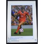 Kenny Dalglish, Liverpool Autographed Limited Edition Colour Print 403/500 by big Blue Tube,