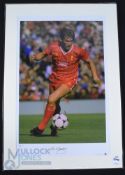 Kenny Dalglish, Liverpool Autographed Limited Edition Colour Print 403/500 by big Blue Tube,