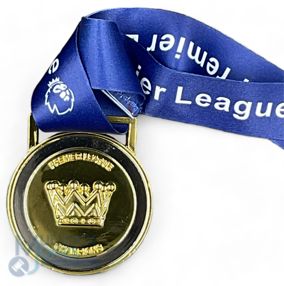 2016/17 Premier League Champions Medal with blue neck ribbon - Image 2 of 2