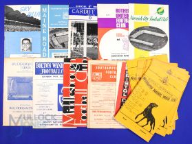 1965/66 Wolverhampton Wanderers complete league season match programmes homes (21) + aways (21) in