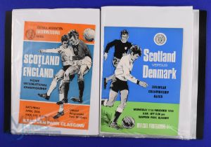Selection of Scotland international match programmes to include 1942 England (A), 1948 England (