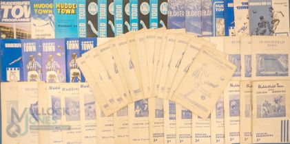 Collection of Huddersfield Town home match programmes 1950/51 WBA, Spurs (FAC), 1951/52 Tranmere