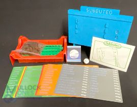 1996 Euro Subbuteo Table Soccer Scoreboard with all the named cards for Team Competition and