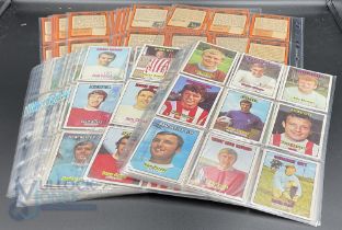 A & BC Bubble Gum Cards - 1970 Football cards Orange Backs 1-85 / 86-170 / 171-255 in plastic pages