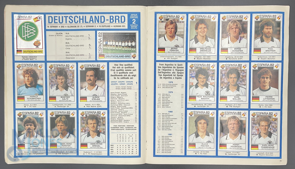 Panini FIFA World Cup Soccer Stars Espana 1982 Sticker Album complete (scores have been filled in) - Image 4 of 7