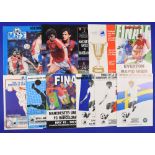 Selection of European Cup Winners Cup finals to include match programmes 1984 Juventus v Porto (