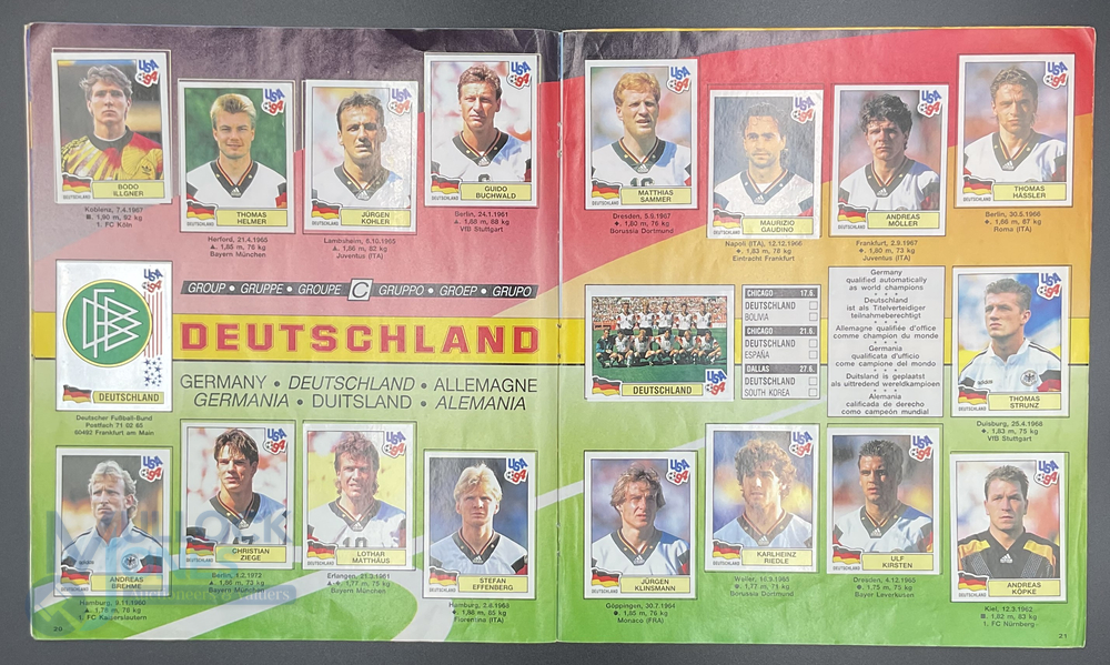 Panini FIFA World Cup Soccer Stars USA 1994 Sticker Album complete (Scores not filled in) - Image 5 of 5