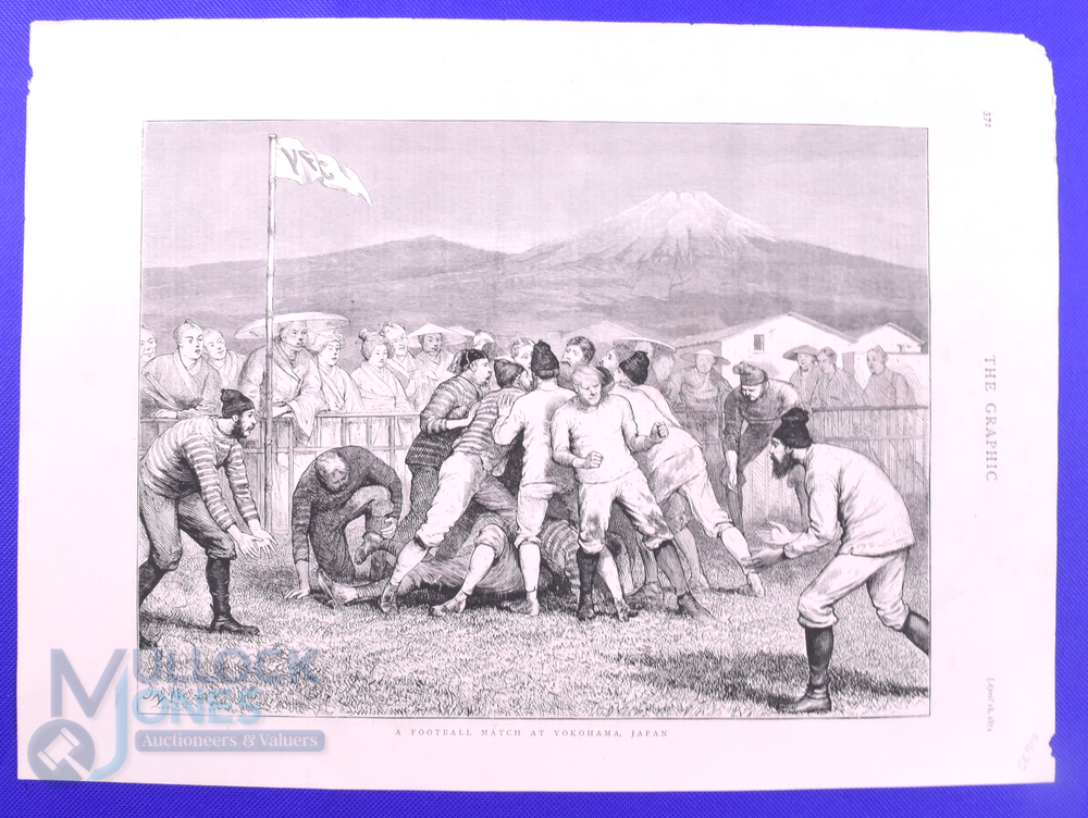 1874 on, Vintage Rugby Prints from English Periodicals (6): Lovely selection inc some of the largest - Image 2 of 6