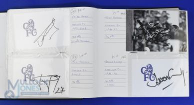 Volume of Football Player Autographs (individual signatures on white cards) to include Tottenham