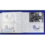 Volume of Football Player Autographs (individual signatures on white cards) to include Tottenham