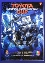 2004 European/ South American Cup final in Tokyo, FC Porto v Once Caldas match programme; good. (1)