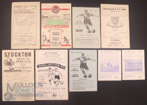 Collection of N.E. England match programmes to include 1949/50 Consett v Horden Colliery Workers,