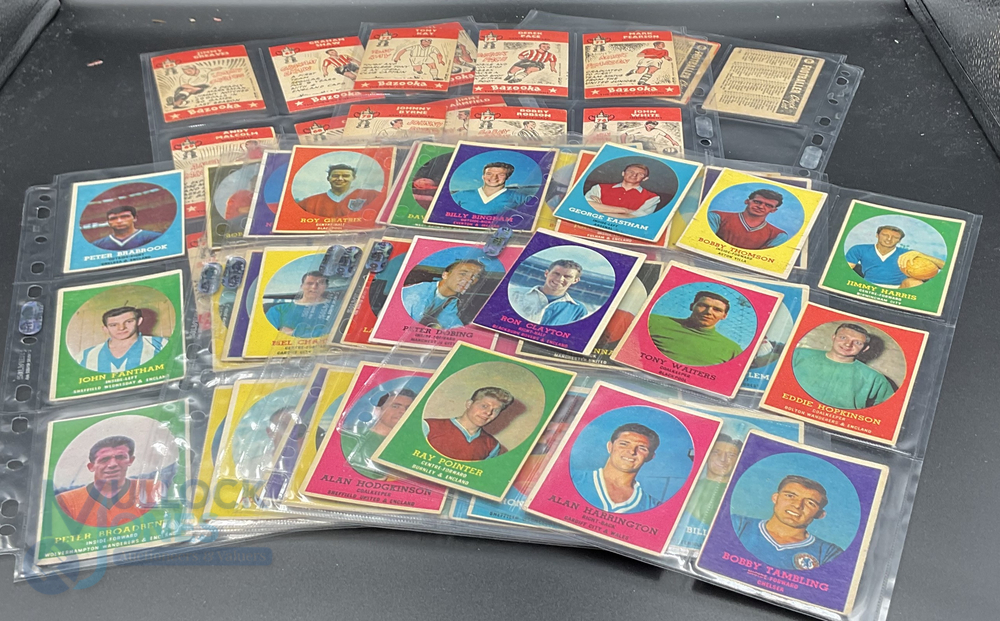 A & BC Bubble Gum Cards - 1962 Football cards issued with Bazooka 1-82 include 2 checklists one is