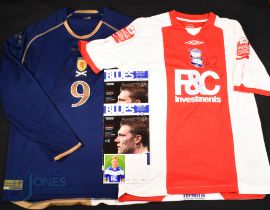 2008/10 Birmingham City FC away player signed shirt Garry O'Connor No 8 together with 2004