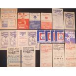 Selection of football programmes Aldershot v 1957/58 Worcester City (FAC), 1962/63 Southport, 1964/