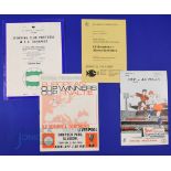 Selection of European Cup Winners Cup final match programmes to include 1966 Borussia Dortmund v