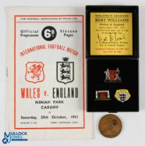 Bert Williams (1920-2014) England and Wolverhampton Wanderers - Inter Services Championship 1940