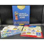 Panini FIFA World Cup Soccer Stars Russia 2018 Sticker Album complete with Poster (Scores not filled