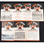 1952/53 Manchester Utd home match programmes to include Chelsea, Arsenal, Portsmouth, Wolves,