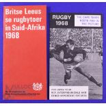 1968 British and I Lions Rugby, Different Itinerary fold over Cards (2): Lexington Tobacco and