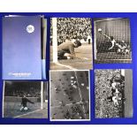 Collection of black/white Celtic match action photos (many with press stamps) generally late 1960s