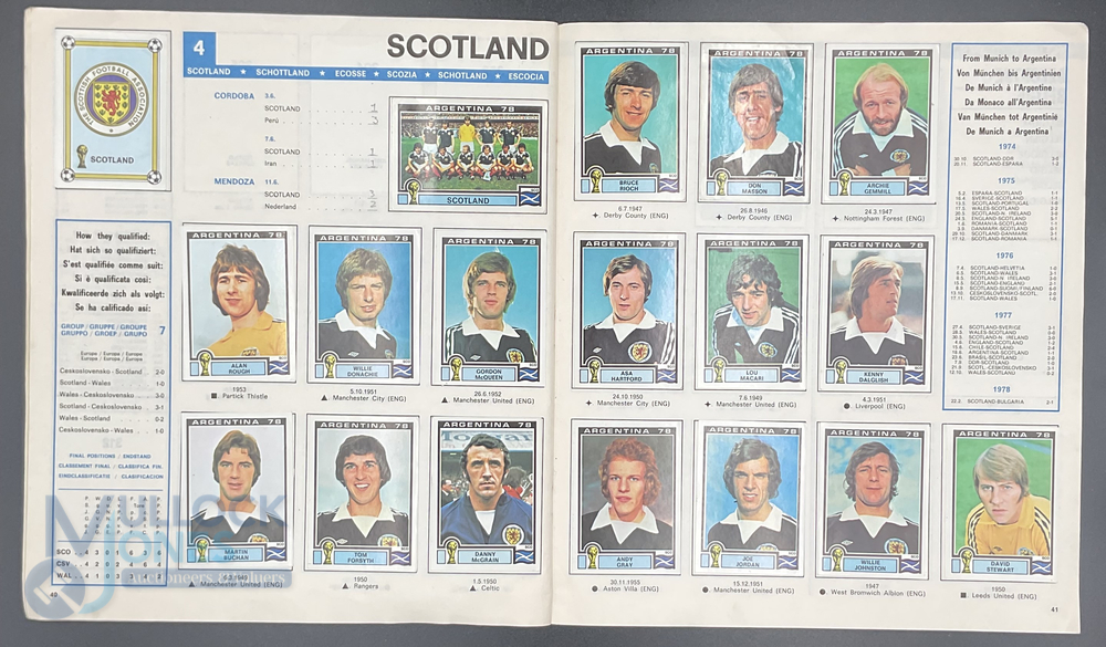 Panini FIFA World Cup Soccer Stars Argentina 1978 Sticker Album complete (scores have been filled in - Image 6 of 7