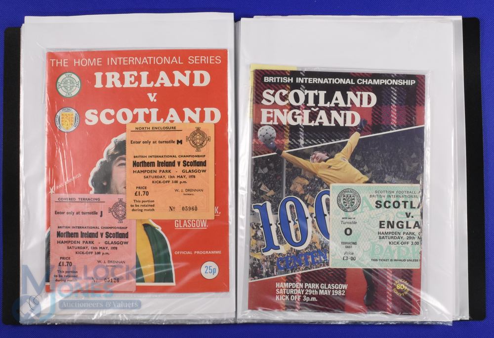 Selection of Scotland international match programmes to include 1942 England (A), 1948 England ( - Image 2 of 2