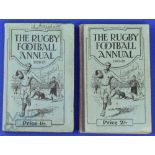 1926-7 and 1927-8 Rugby Football Annuals (2): Pair of mid-20s editions from the must-have series.