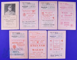 1935-1957 Welsh Youth and Schools Rugby Programmes (7): Welsh Youth v Welsh Secondary Schools 1954
