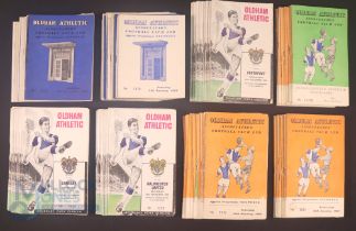Collection of 1960s Oldham Athletic home match programmes to include 1960/61 (29) including