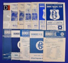 Selection of Dundee home match programmes 1955/56 St. Mirren, 1958/59 Aberdeen, 1963/64 Dundee