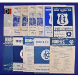 Selection of Dundee home match programmes 1955/56 St. Mirren, 1958/59 Aberdeen, 1963/64 Dundee