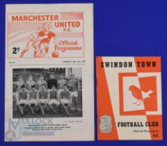 FA Youth Cup final 1963/64 Swindon Town (Don Rogers) v Manchester Utd (George Best) (very tiny pin