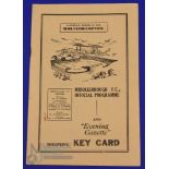 1952/53 Middlesbrough v Wolverhampton Wanderers match programme 14 March 1953; good. (1)