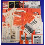 Collection of Charlton Athletic home match programmes 1946/47 Stoke City, 1949/50 Arsenal, Fulham (
