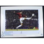 Ruud Van Nistelrooy, Manchester United Autographed Limited Edition Colour Print 93/500, Legends