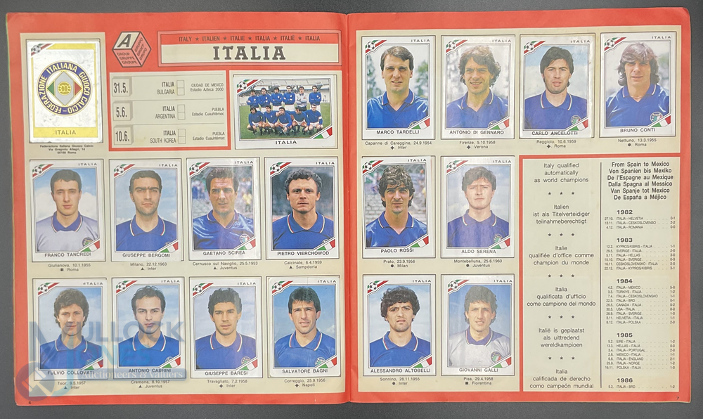 Panini FIFA World Cup Soccer Stars Mexico 1986 Sticker Album complete (Scores not filled in) - Image 5 of 8