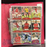 Topps Football Cards in Premier Gold 2001 appears complete with Star Player / checklist cards in