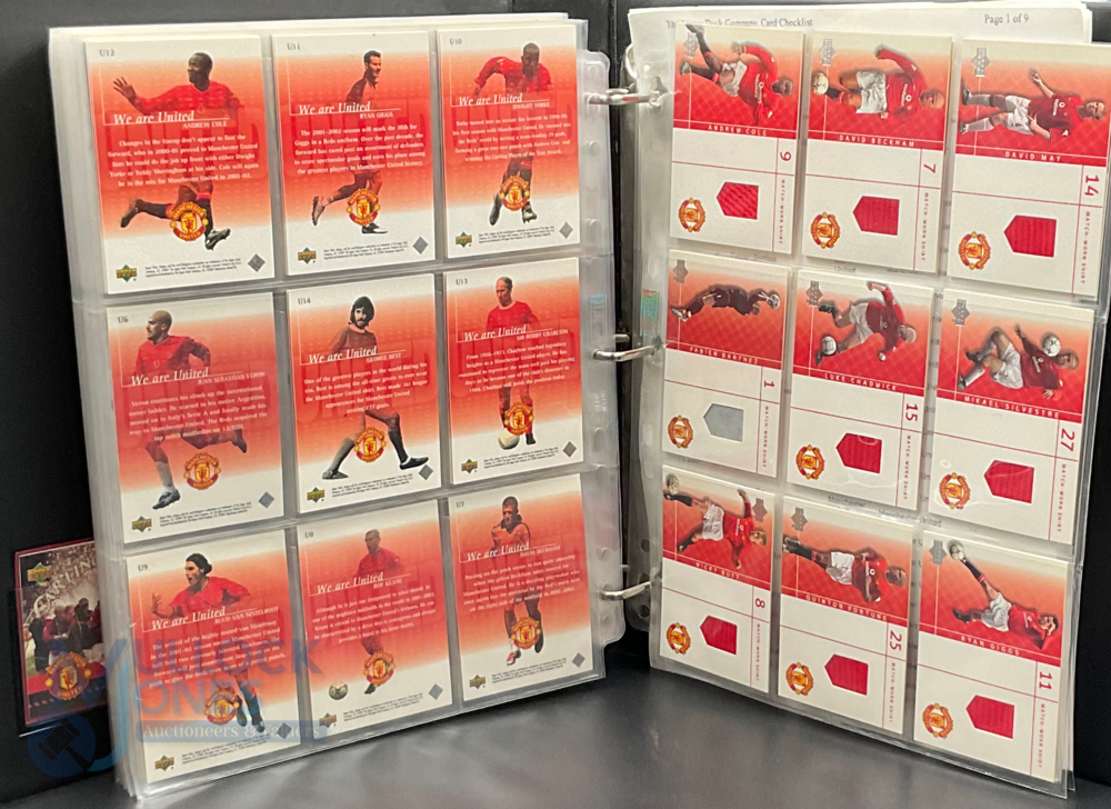 2001/2002 Upper Deck Manchester Utd Collectors Cards to include 15 Match Worn Shirt Sample cards - Bild 3 aus 3